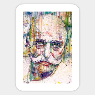 GURDJIEFF- watercolor portrait .3 Sticker